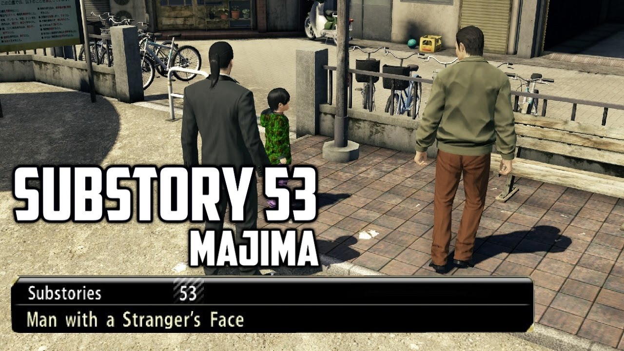 Yakuza 0 - Man with a Stranger's Face (Substory 53) ALL DIALOGUE OPTIONS