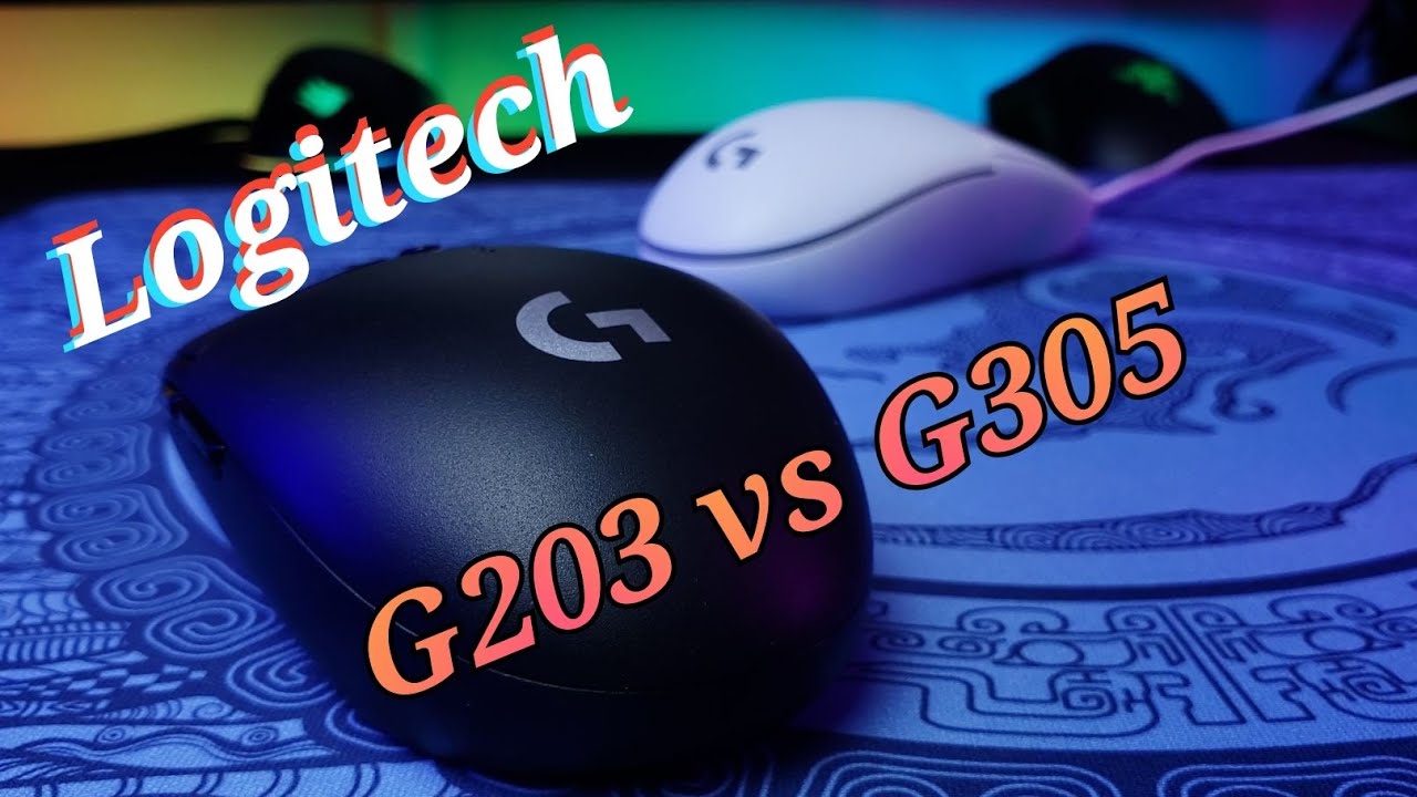 Logitech G203 vs G305 - Qual a melhor op&ccedil;&atilde;o?