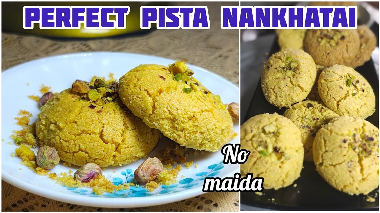  How to make nankatai |Homemade Nankatai | without maida perfect pista biscuits