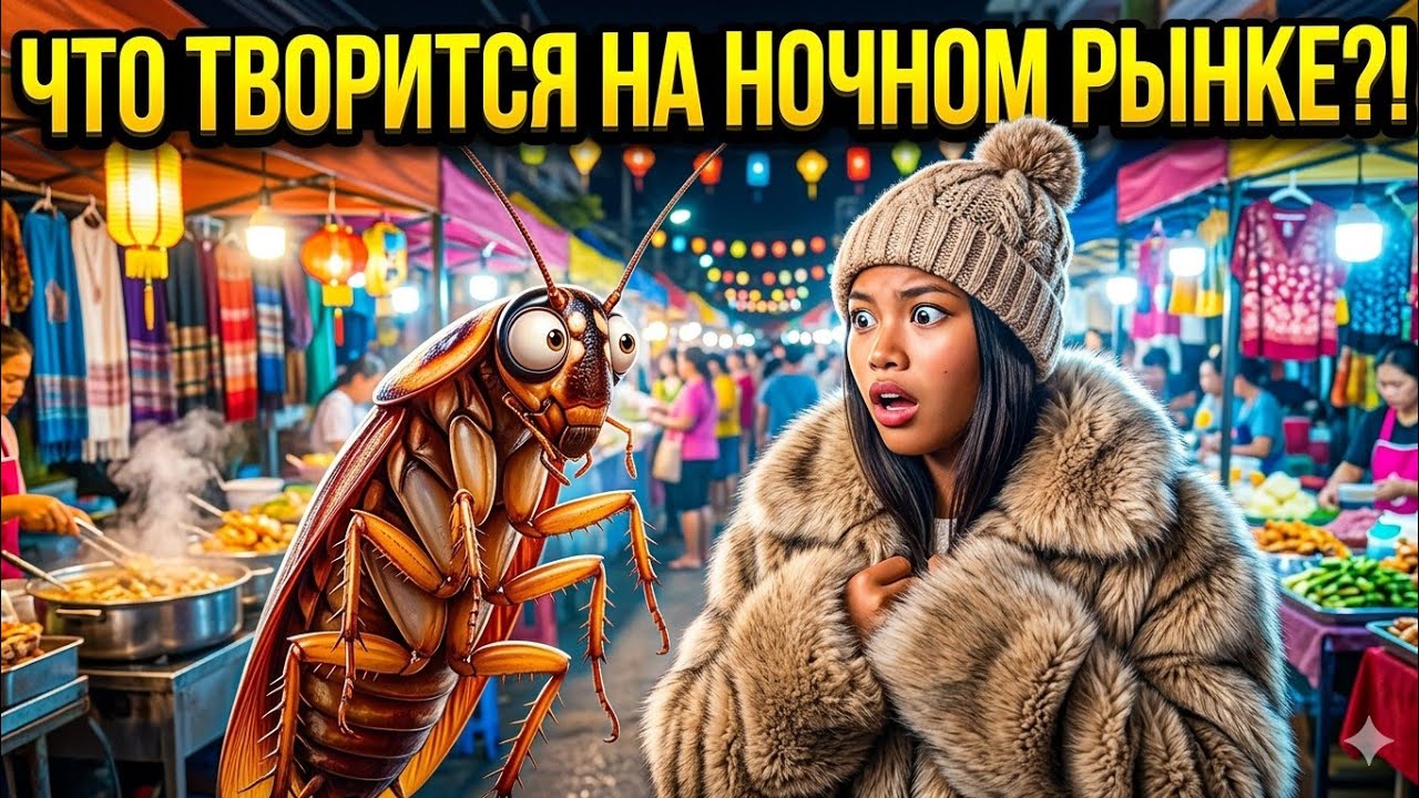 Я НЕ БЫЛ ГОТОВ К ЭТОМУ НА ТАЙСКОМ РЫНКЕ 😳🪳