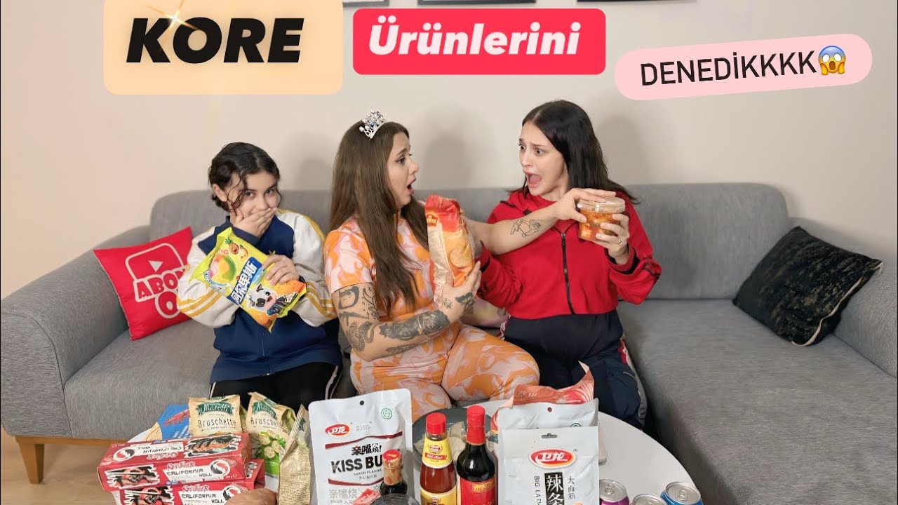 EN POPÜLER KORE  ÜRÜNLERİNİ TEST ETTİK (BAYA ACILIYMIŞ)￼😱 #kelebeksarsılmaz @YusufManolya 