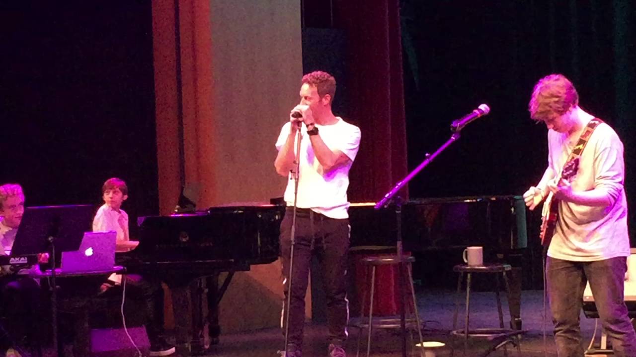 Chris Martin (Coldplay) performs 