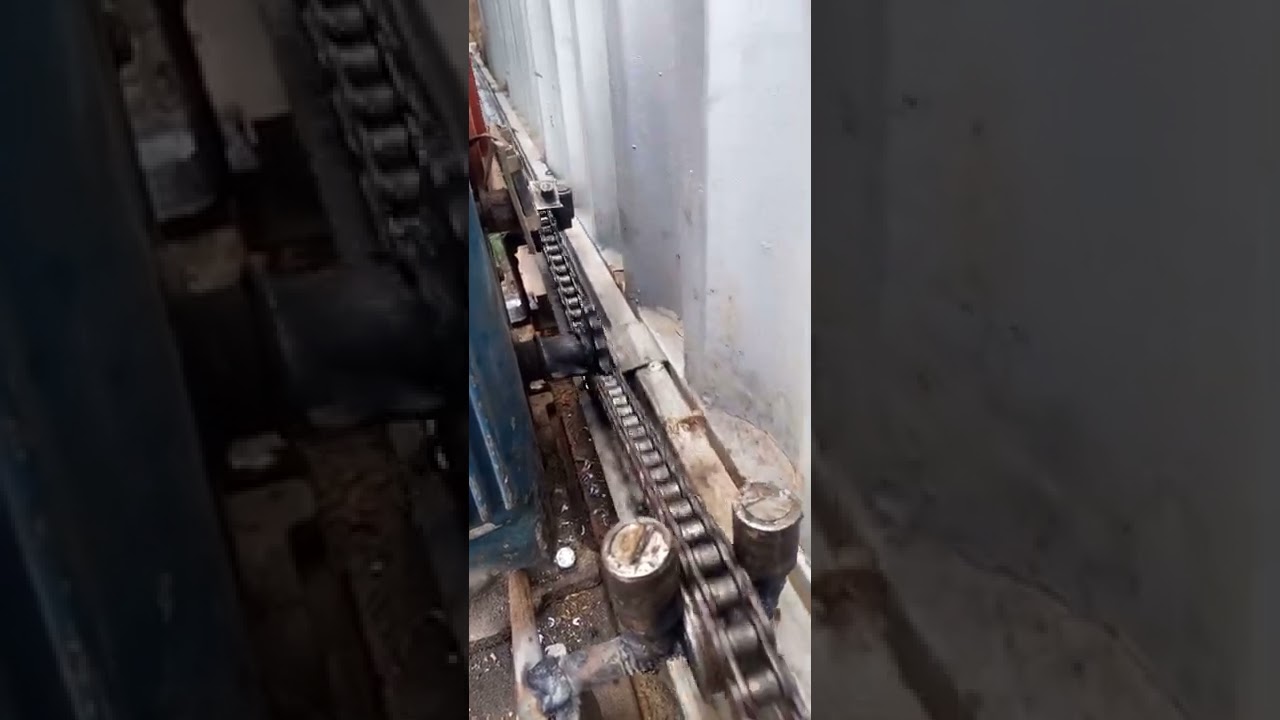 corrente de moto em portão elétrico