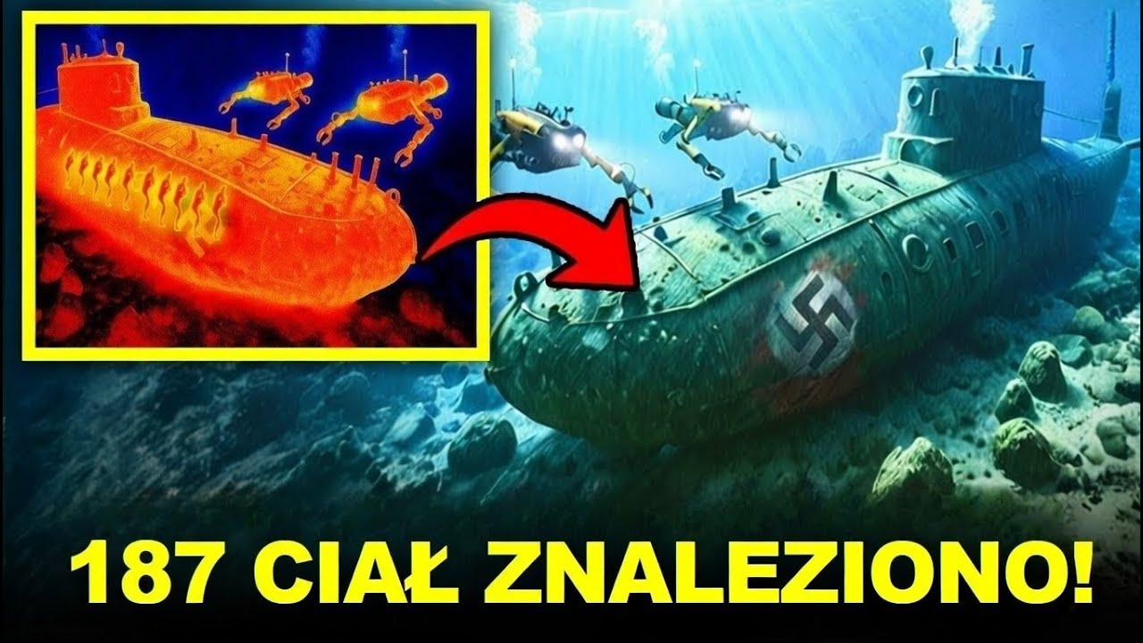 Odkryto zatopiony nazistowski okręt podwodny! Nagranie z wnętrza jest przerażające!