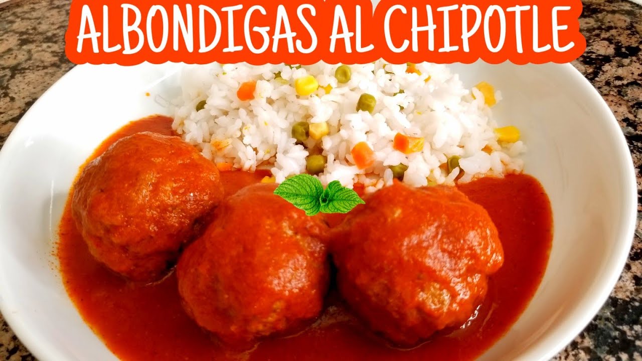 Albondigas al chipotle |Receta riquisima😋