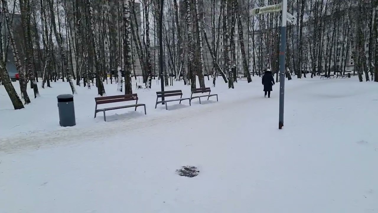 Зимния прогулка в Риге! Февраль 