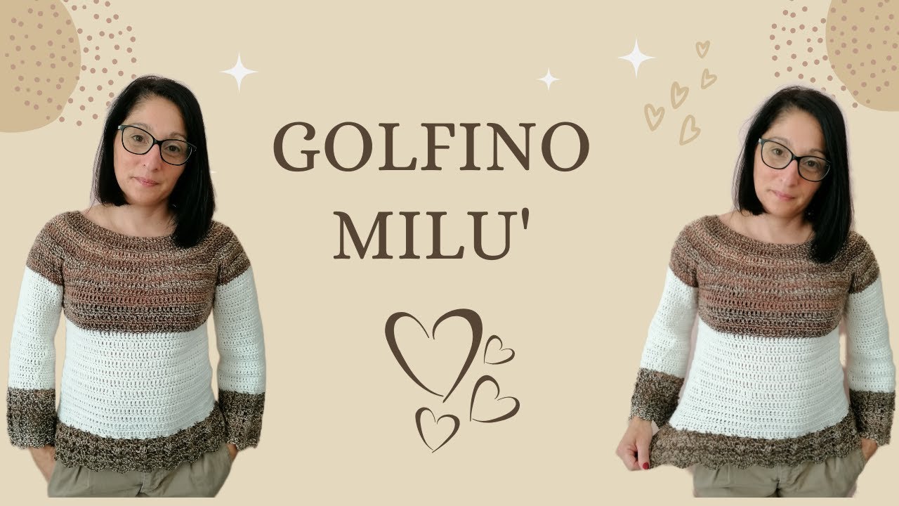 GOLFINO MILU' TOP DOWN CON SPRONE ROTONDO FACILISSIMO ANCHE PER PRINCIPIANTI
