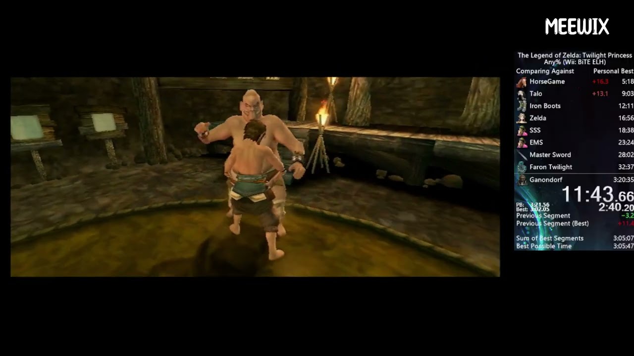 Twilight Princess Wii any% Speedrun in 3:19:39