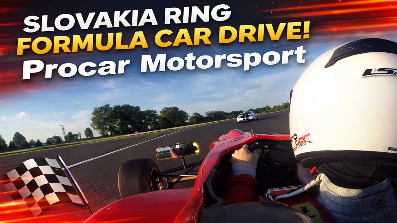 Jazda na formule na Slovakia Ringu | Dallara Formula Masters (Procar Motorsport)