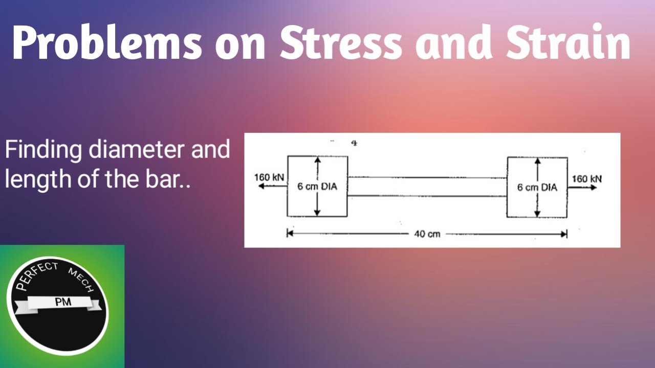Find Diameter And Length Of The Bar