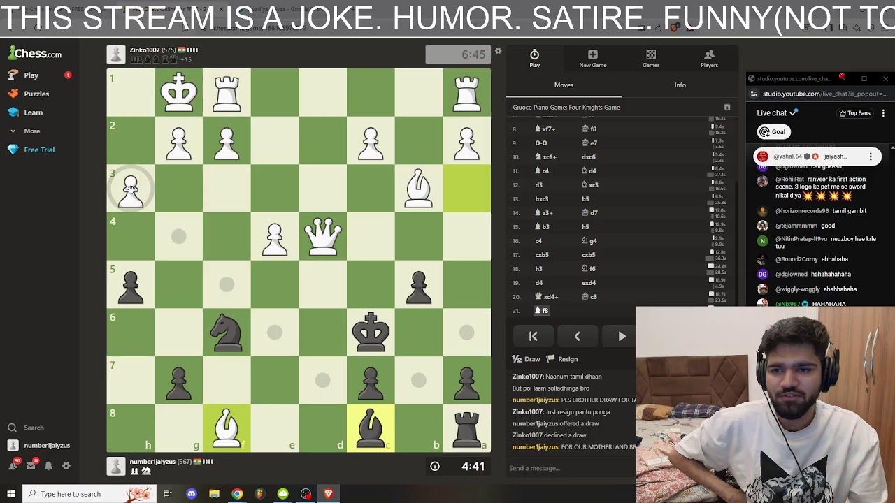 CHESS GRIND ON. THROWAWAYS TWO LATER.