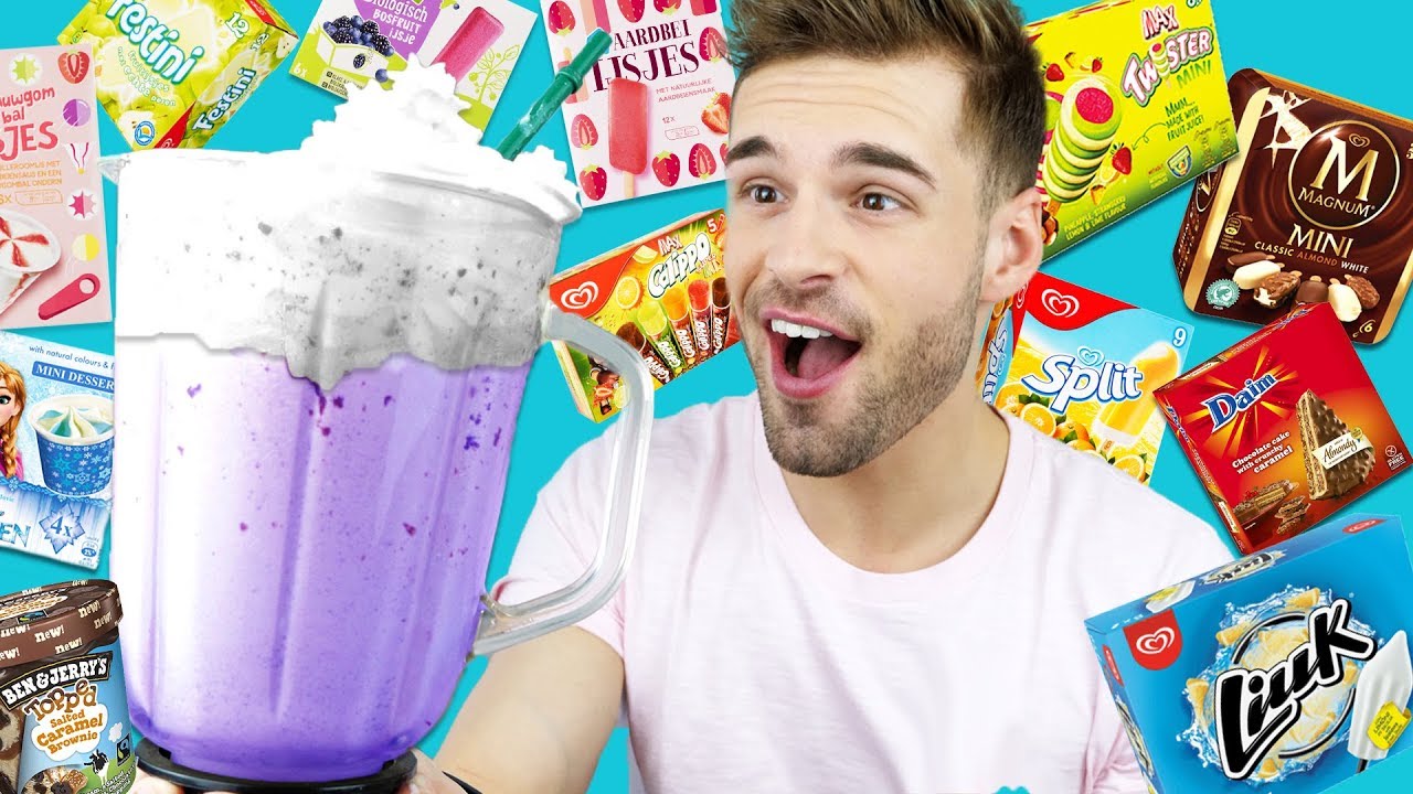 ALLE IJSSMAKEN MIXEN TOT MILKSHAKE! | Alles of Mix