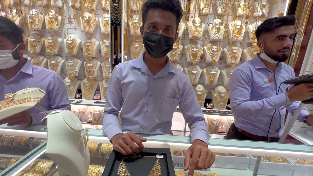 DUBAI GOLD SOUK ALL ITEMS ZERO MAKING CHARGE   NEW 22K GOLD