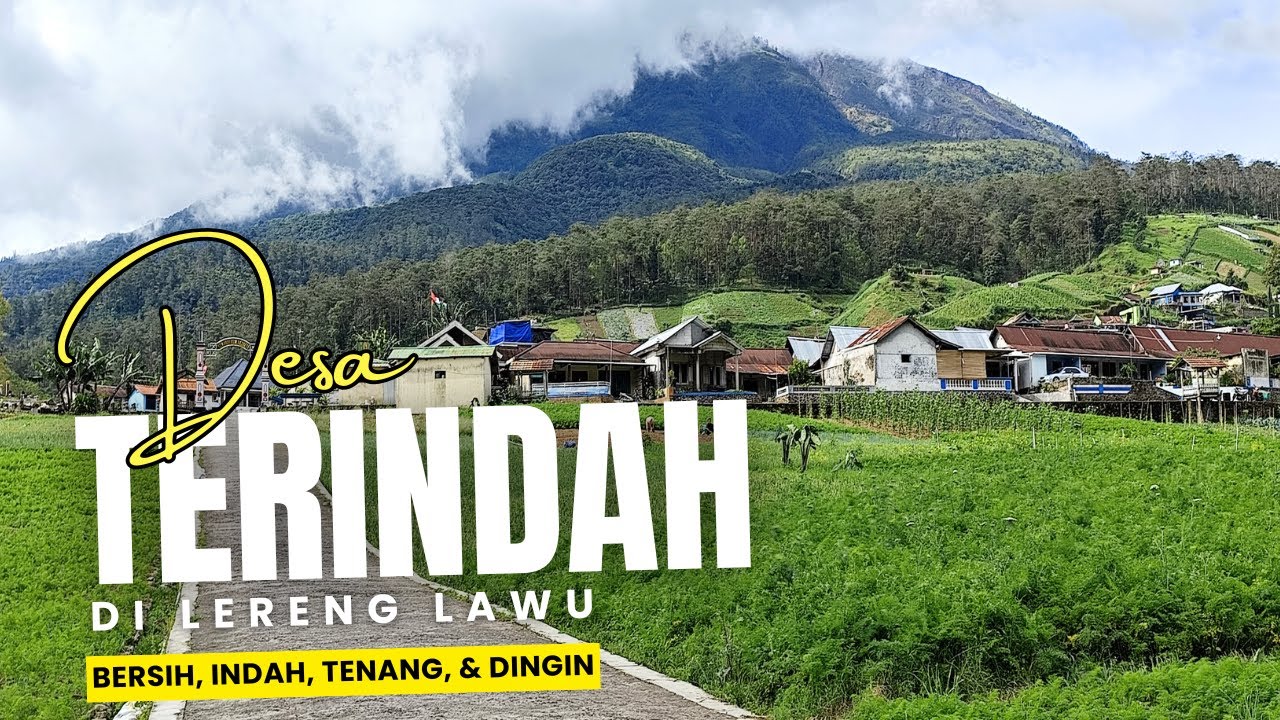 DILUAR DUGAAN! ternyata KEREN Banget Suasana Desa di Lereng Gunung Lawu yang mirip Pedesaan Jepang
