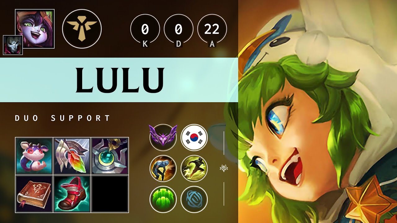Lulu Support vs Braum - KR Master Patch 25.18