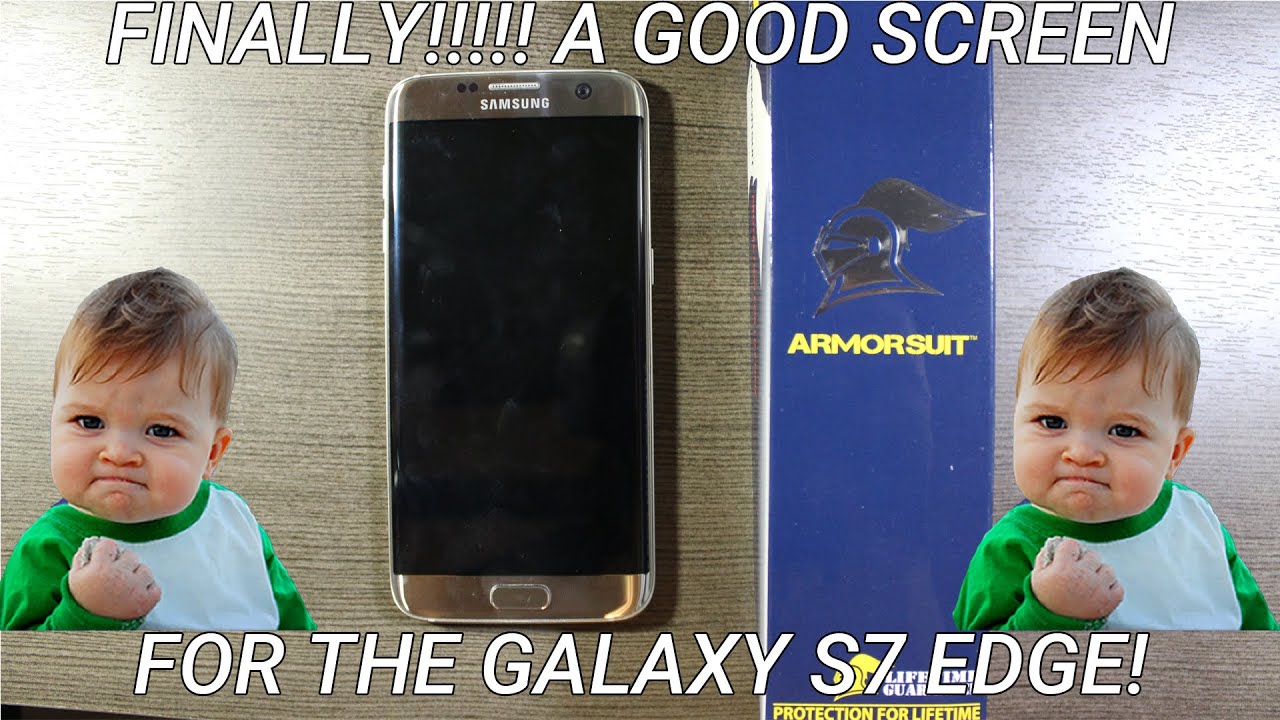 Galaxy S7 Edge ArmorSuit HD Ultra Screen Protector