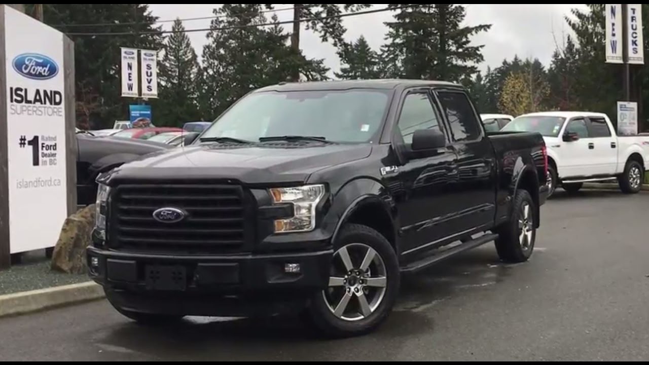 2016 Ford F-150 XLT Sport SuperCrew 4X4 + Unique Sport Cloth  Bucket Seats Review| Island Ford