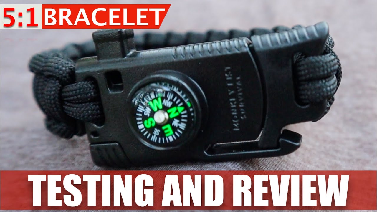 Testing the 5 in 1 Survival Bracelet