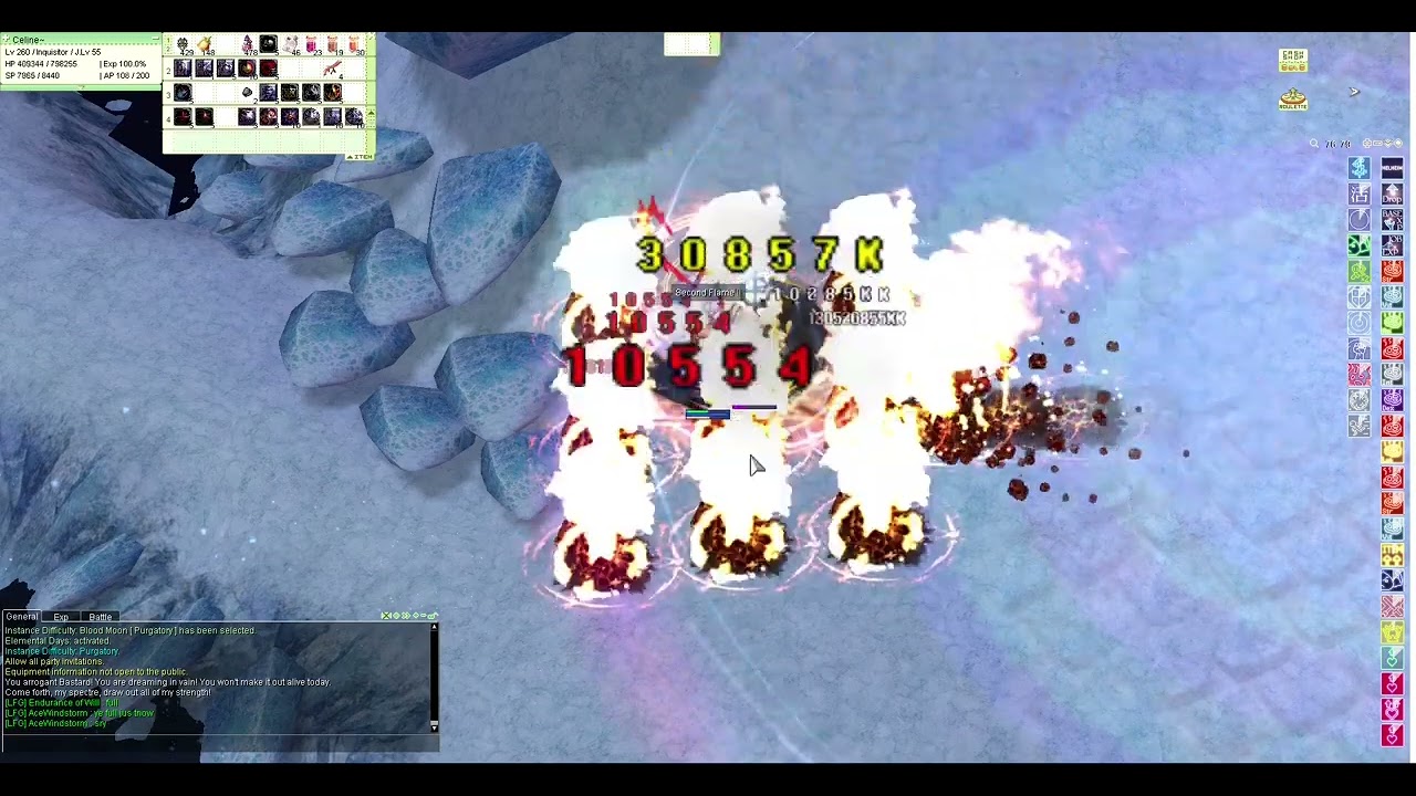 Shining Moon - Third Flame Bomb Inquisitor vs Ultimate Rasgand [Purgatory]