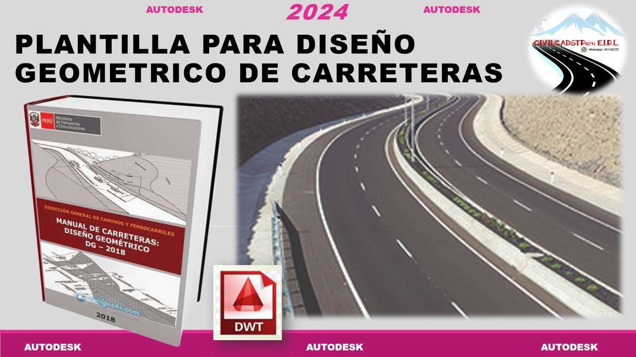 DISEÑO GEOMETRICO DE CARRETERAS - PLANTILLA PROFECIONAL (DG-2018) 1/5