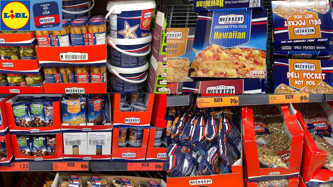 FLAVOUR OF THE WEEK: USA AT LIDL FROM THURSDAY 03 FEB 2022 | LIDL SHOPPING HAUL | TRAVELANDSHOP