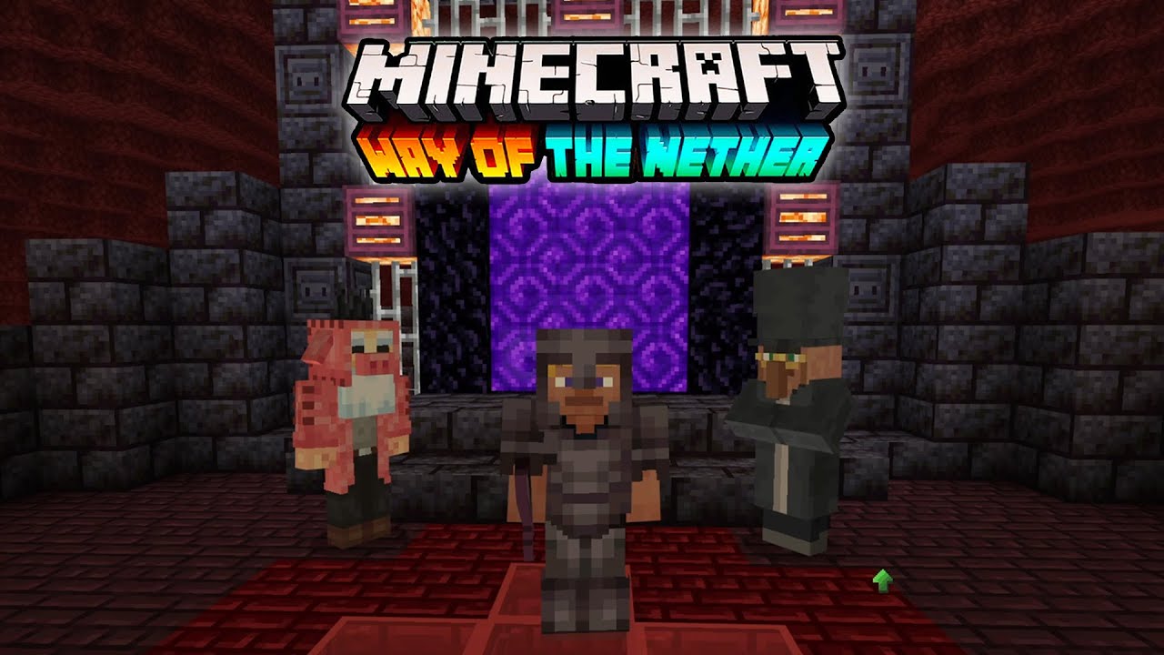 Путь в Нижний мир | Приключенческая карта для Minecraft