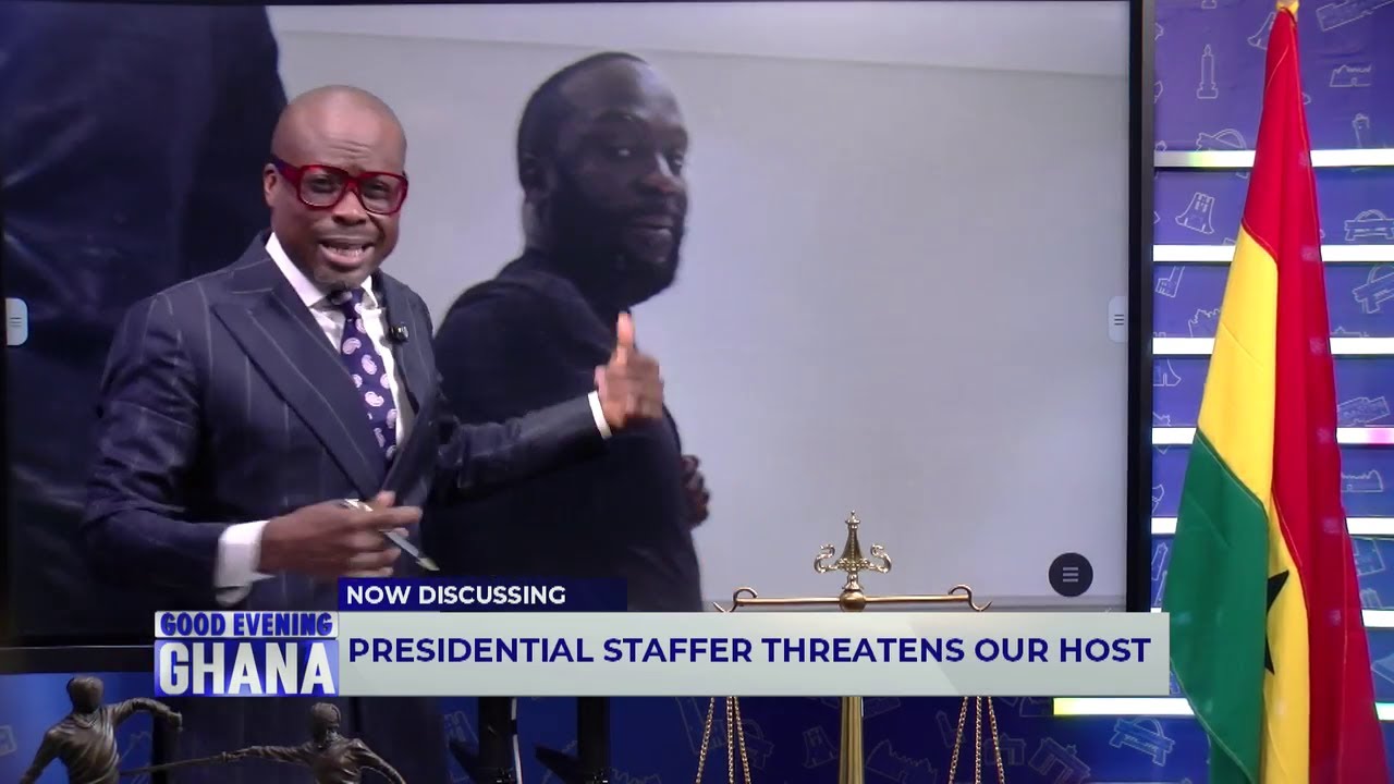 A presidential staffer threatened to beat up Paul Adom Otcehre and his whole family