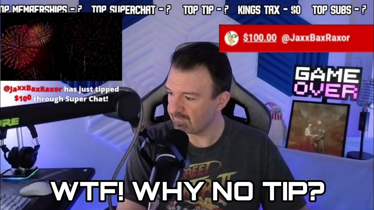 Disgusting Pig DSP Is Annoyed Jaxx Raxxor Did Not Tip Him $100 But Rather Superchatted 