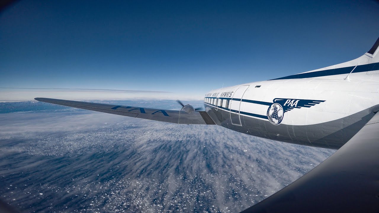 При перелете на DC-3 в Гренландию двигатель не заводится