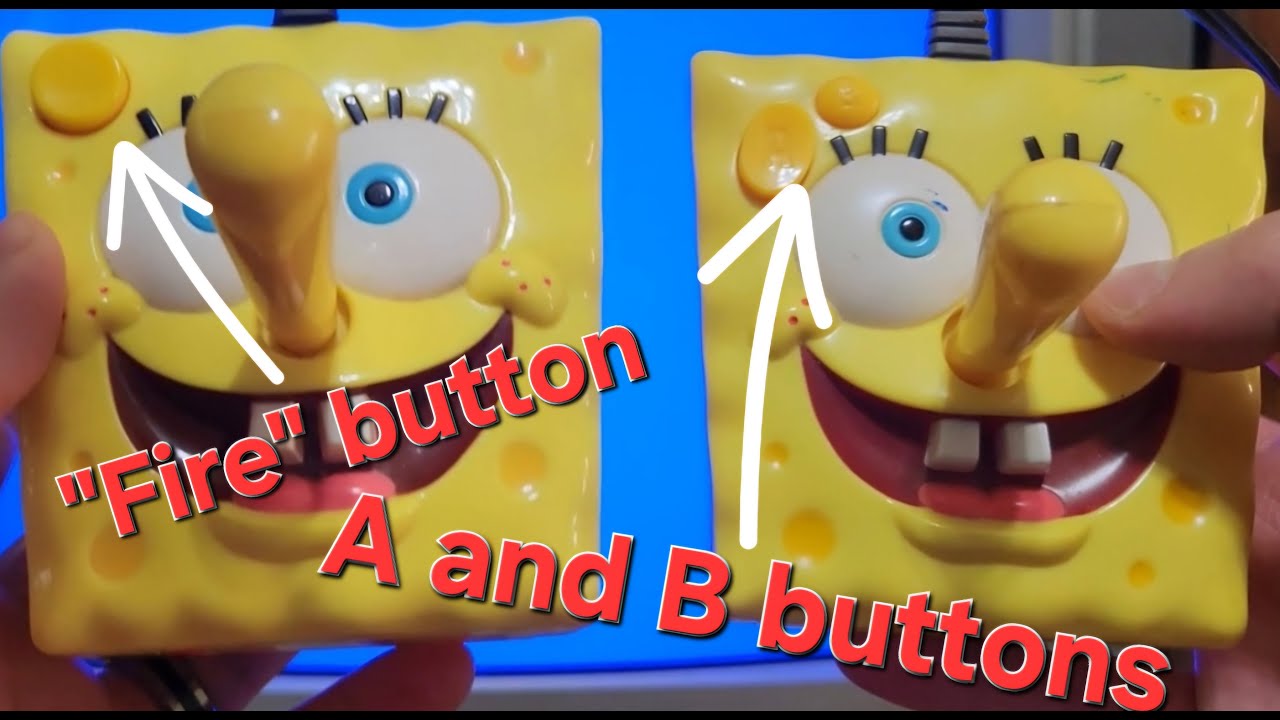 SpongeBob Plug-and-Play Comparison Video: 2003 and 2007 models, Jakks Pacific