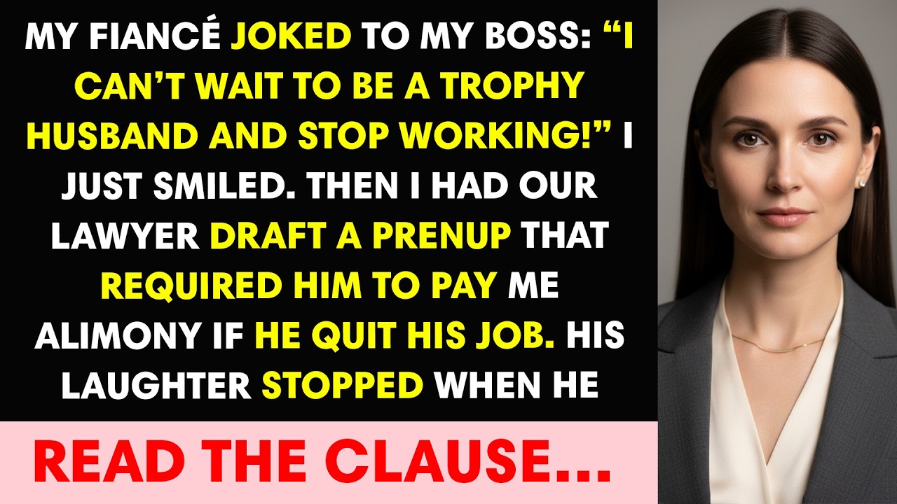 My Fiancé Joked To My Boss: “I Can’t Wait To Be A Trophy Husband And Stop Working!” I Just Smiled...