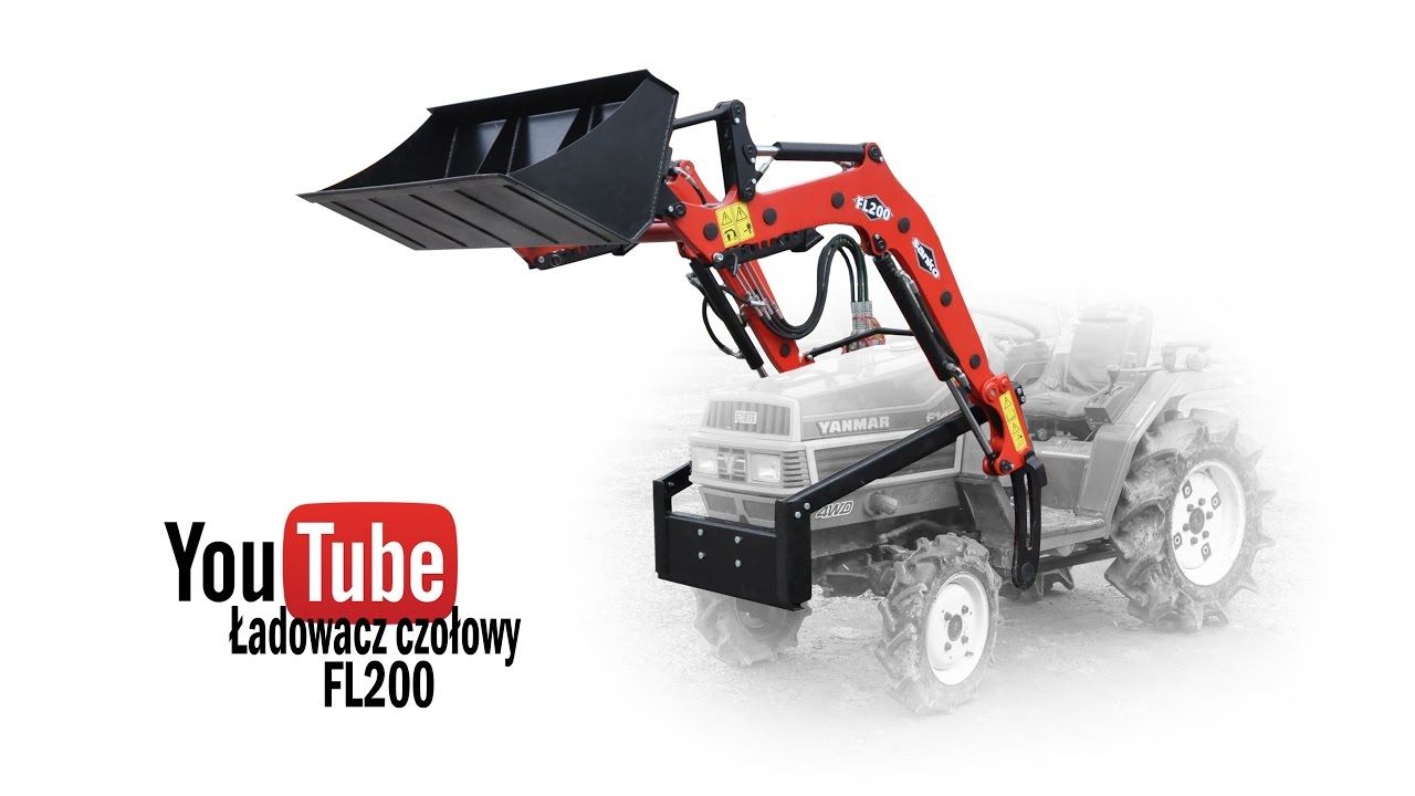 Ładowacz czołowy FL200 - Sanko, Kubota BX2350