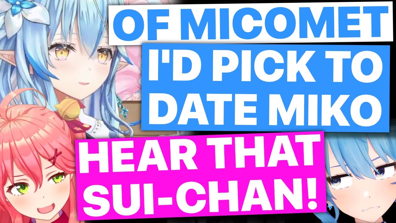 Miko Elated Lamy Picked Dating Her Over Suisei (Feat. Amane Kanata / Hololive) [Eng Subs]