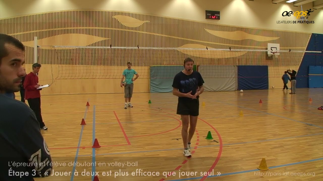 Michel Récopé : Atelier de pratique volley-ball (partie « pratique ») – Vidéo 3/3