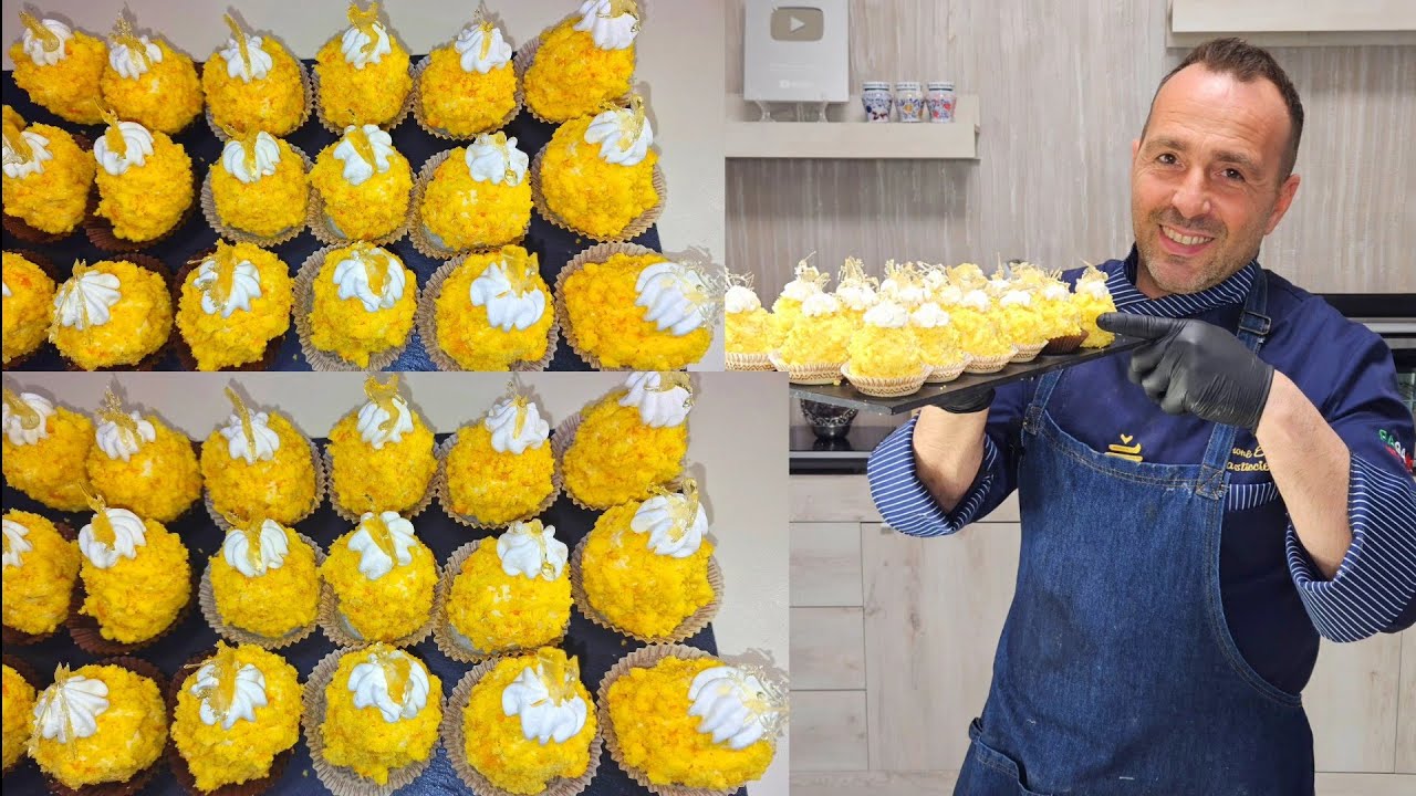 TORTINE MIMOSE MIGNÒN SPETTACOLARI.Ricetta per farle in casa  pochi ingredienti.Corso di pasticceria