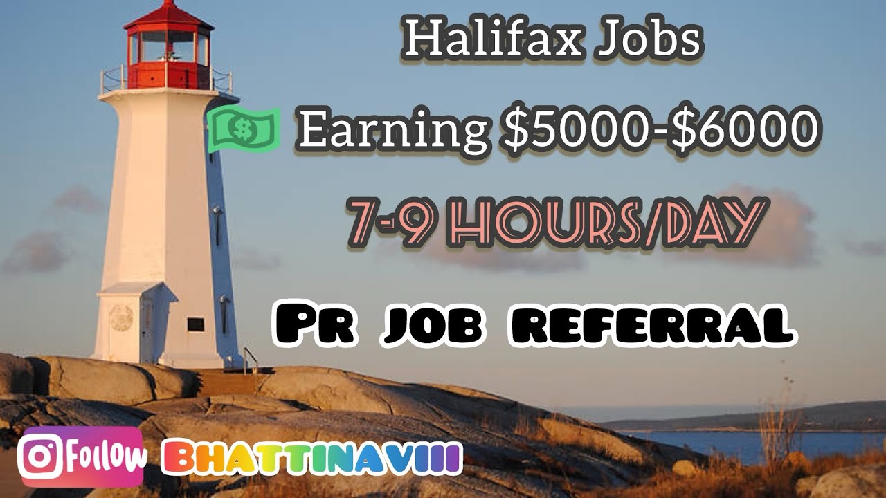 High Paid job in Halifax💰 || Canada || Nova Scotia || PR jobs |