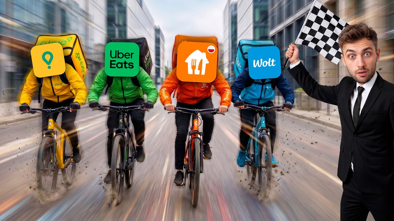 SPRAWDZAM KTO DOWOZI NAJSZYBCIEJ (Pyszne, Glovo, Uber Eats, Wolt)