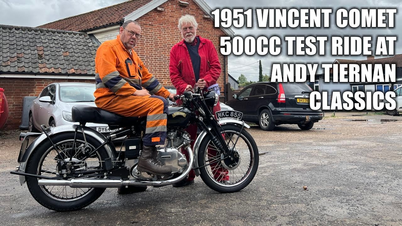 1951 Vincent Comet 500cc at Andy Tiernan Classics #09328VCT