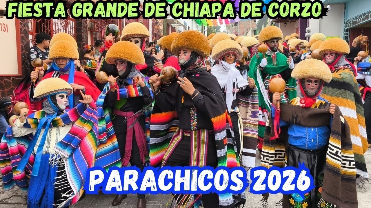 PARACHICOS 2026, FIESTA GRANDE DE CHIAPA DE CORZO, CHIS #chiapas #chiapadecorzo #parachicos 15/01/26
