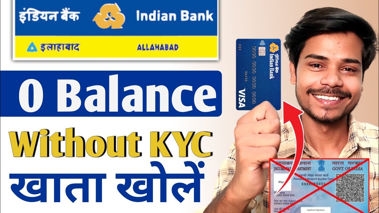 Without KYC | Indian bank zero balance account opening online 2025 - review | indian bank ac open