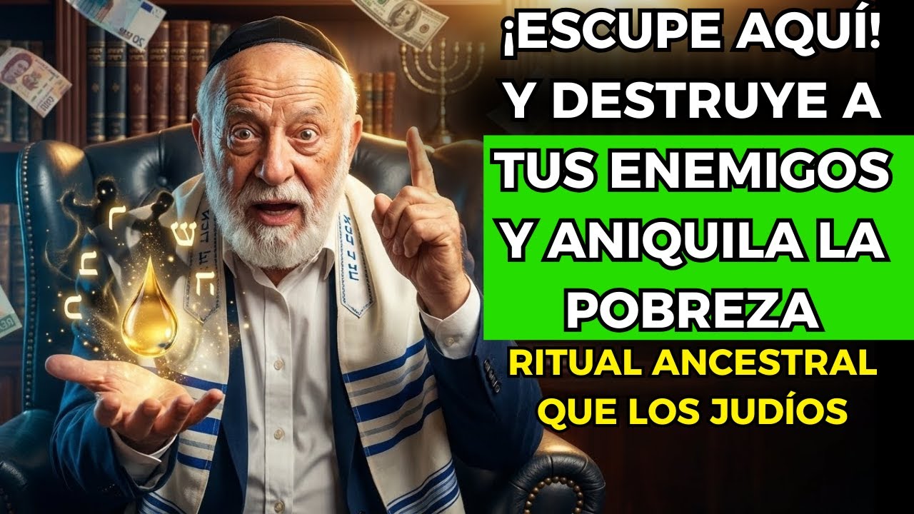 Rabino Millonario: Pon Tu SALIVA en Este Lugar y ANIQUILA Enemigos De Tu RIQUEZA | Cábala
