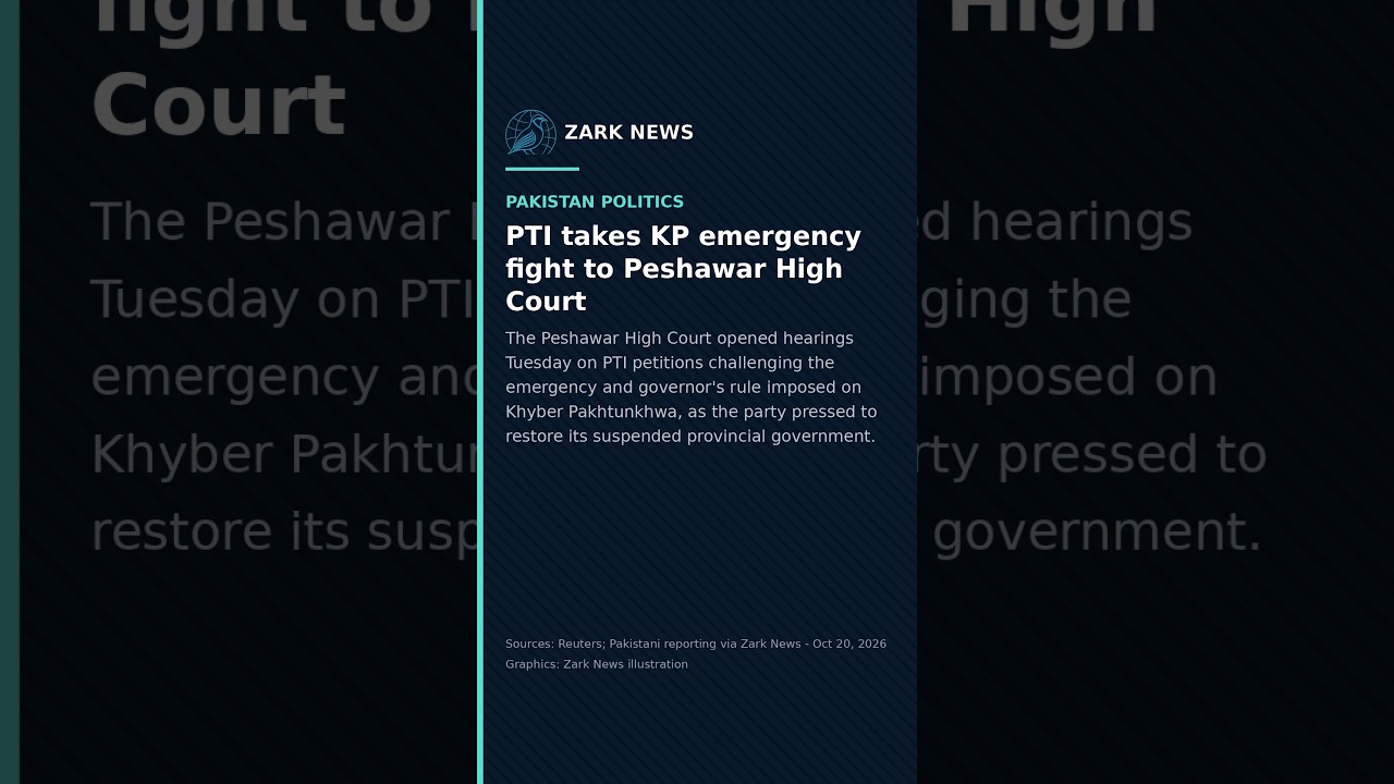 PTI Takes KP Emergency Fight to Peshawar High Court as Hearing Opens | Zark News