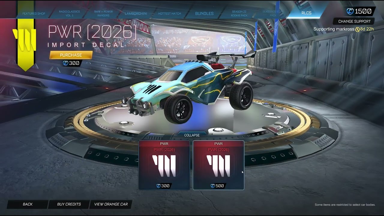 Rocket League RLCS Shop: Goal Explosions Update in S22!