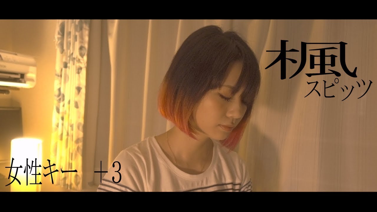 【女性キー】楓　カバー　歌詞付