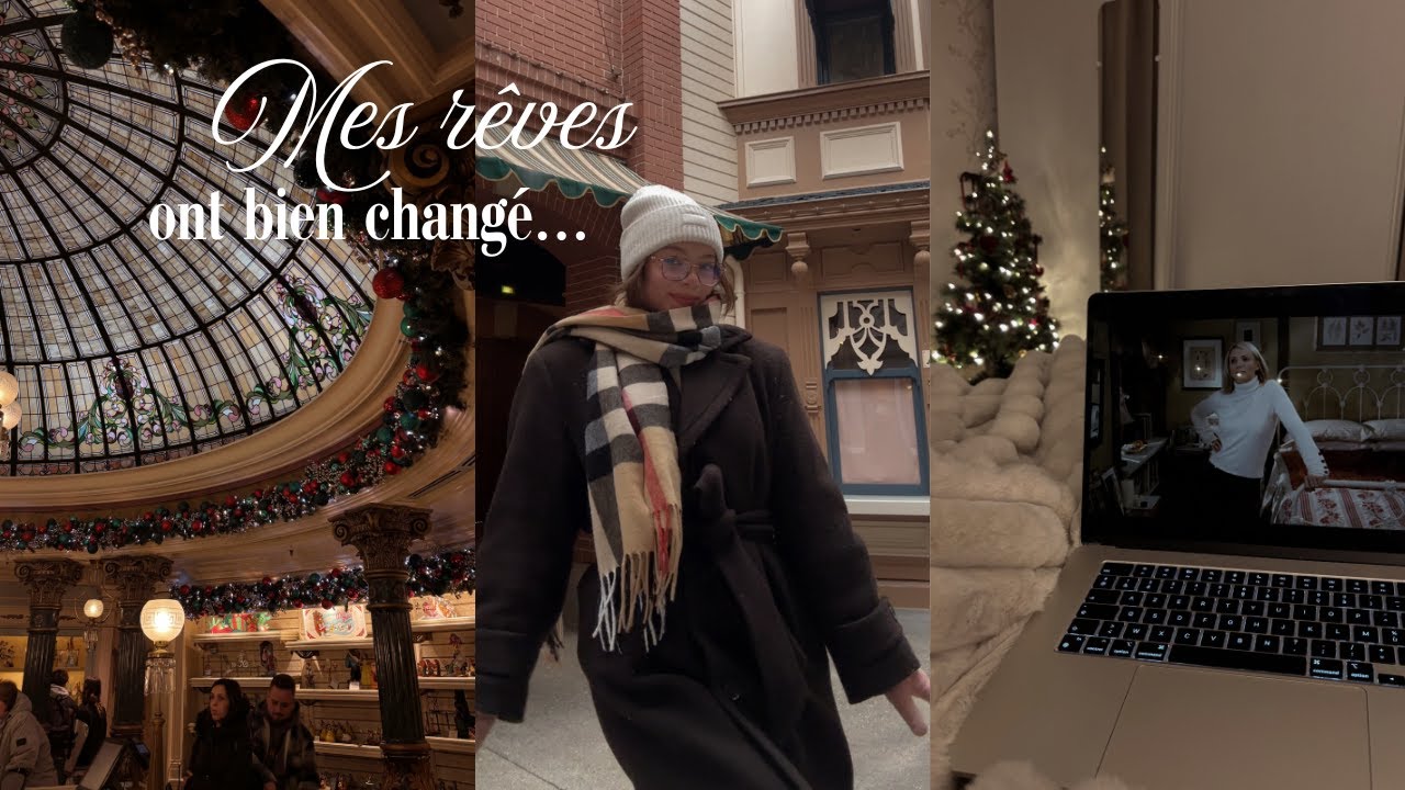 Réflexion sur mes rêves, skincare d'hiver et après midi à Disney 🎄