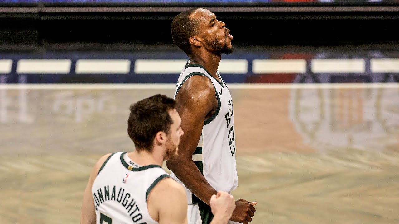 Khris Middleton Top Plays East Semis vs. Brooklyn Nets | Bucks Advance | Clutch Buckets
