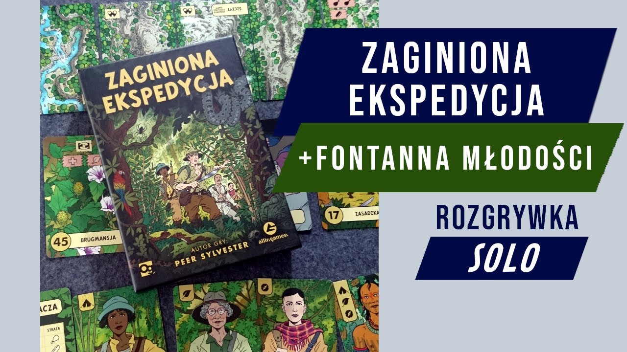 Zaginiona Ekspedycja + Fontanna Młodości - pełna rozgrywka solo