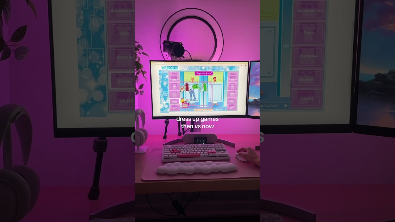 Dress up games then vs now