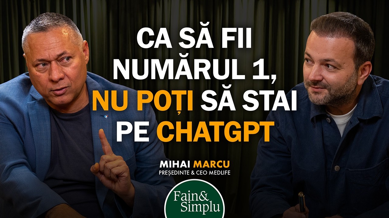 DE LA UN CABINET DE FAMILIE LA 650 MILIOANE EURO PE AN. MIHAI MARCU, CEO MEDLIFE I Fain & Simplu 278
