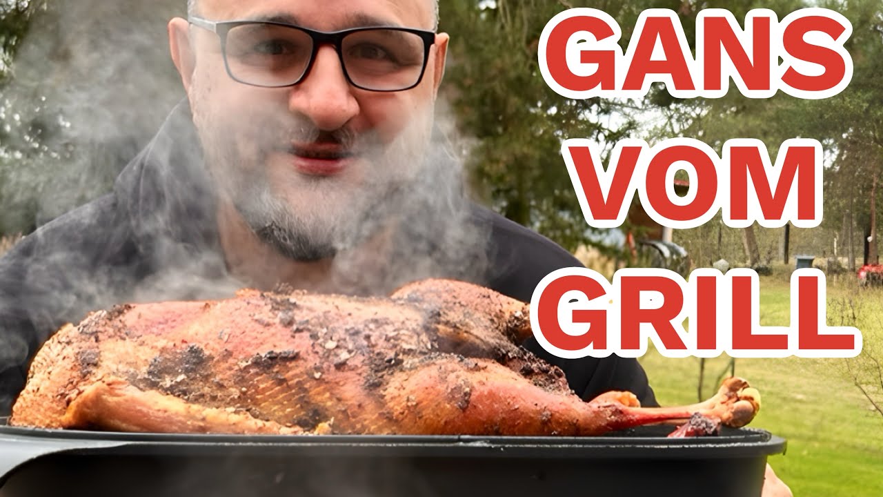 WEIHNACHTSGANS GRILLEN --- Klaus grillt